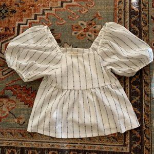 Madewell Puff Sleeve blouse